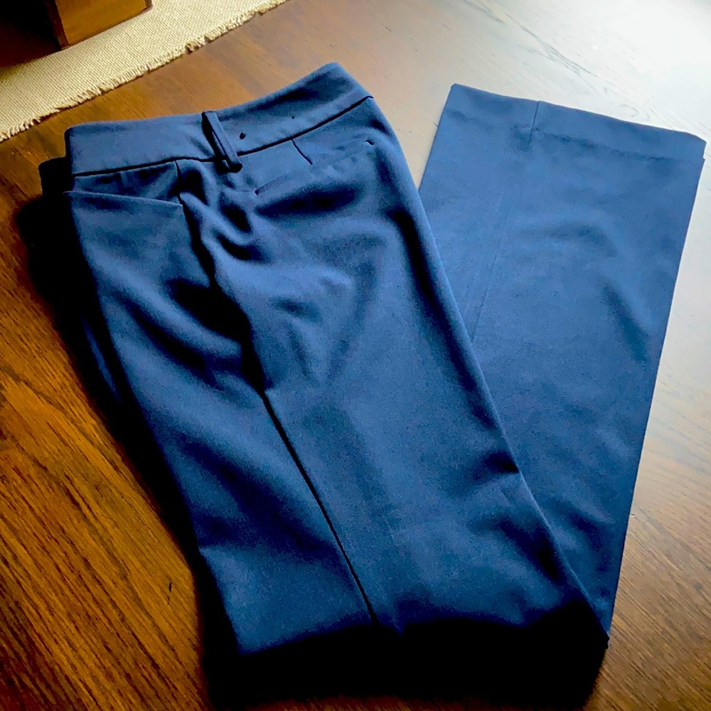 NWOT Ann Taylor Navy Trousers - Sz 2